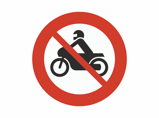 306.4 Forbud for motorsykkel og moped